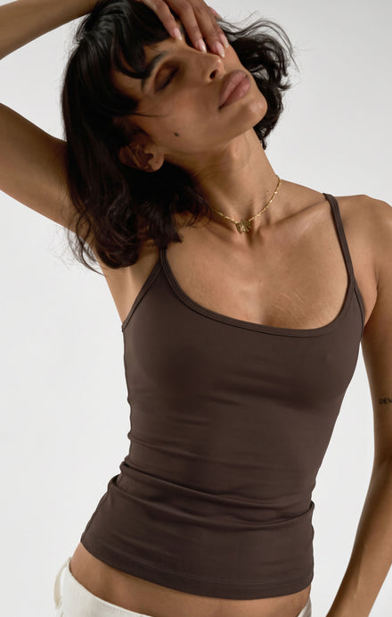 THE SCULPT™ TANK - ESPRESSO