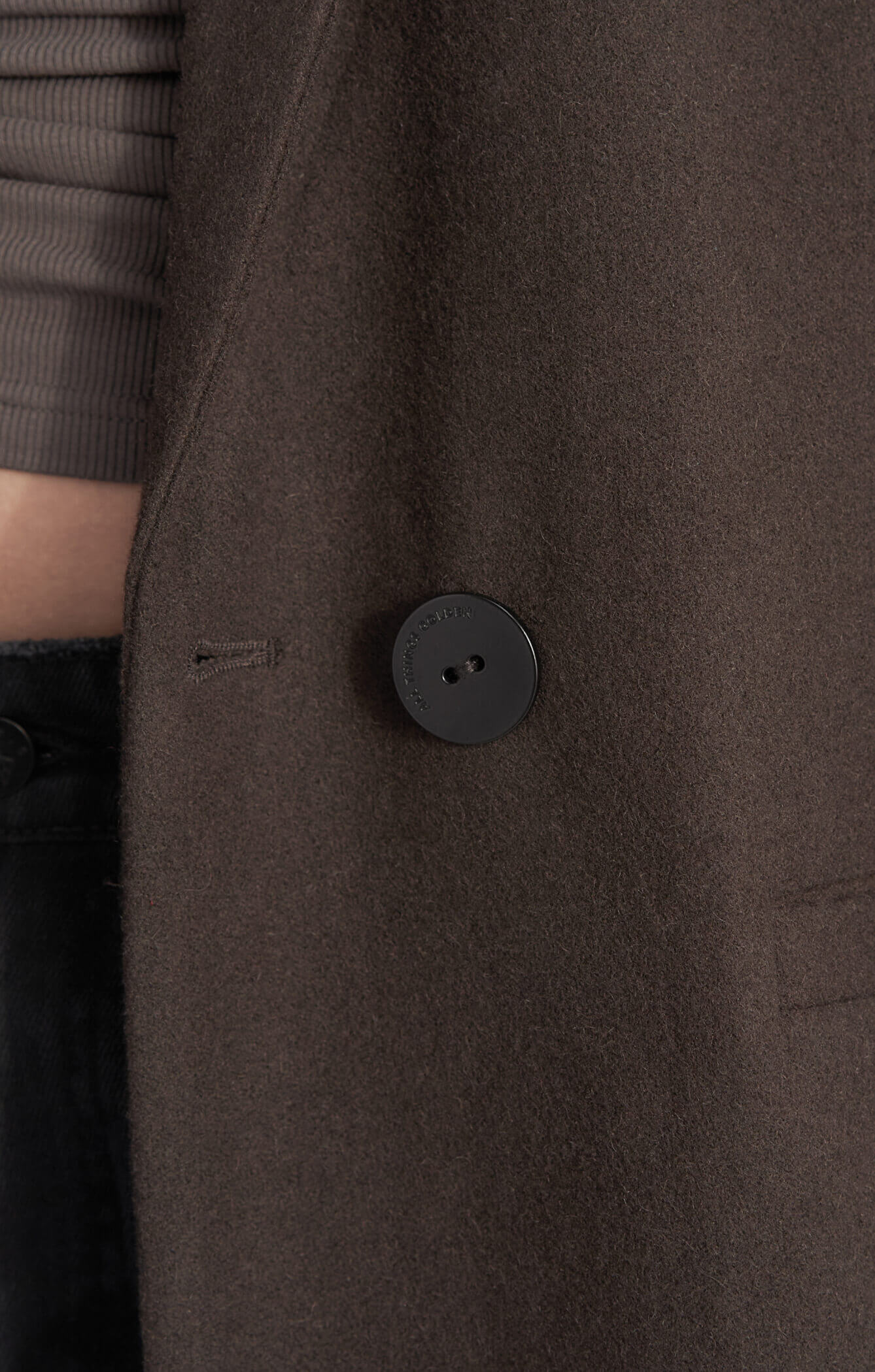 THE LONGLINE CLASSIC COAT - ESPRESSO