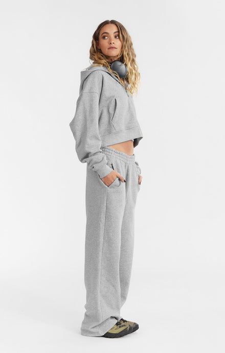 THE SWEAT™ ZIP UP HOODIE - HEATHER GREY