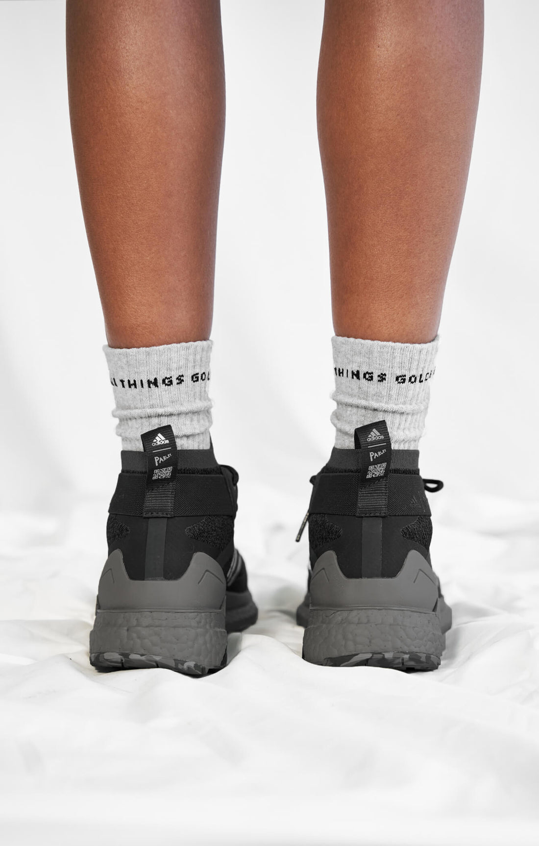 THE A.T.G CREW SOCK 3 PACK - GREY