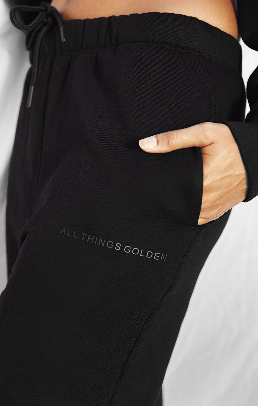 THE A.T.G TRACK PANTS - BLACK