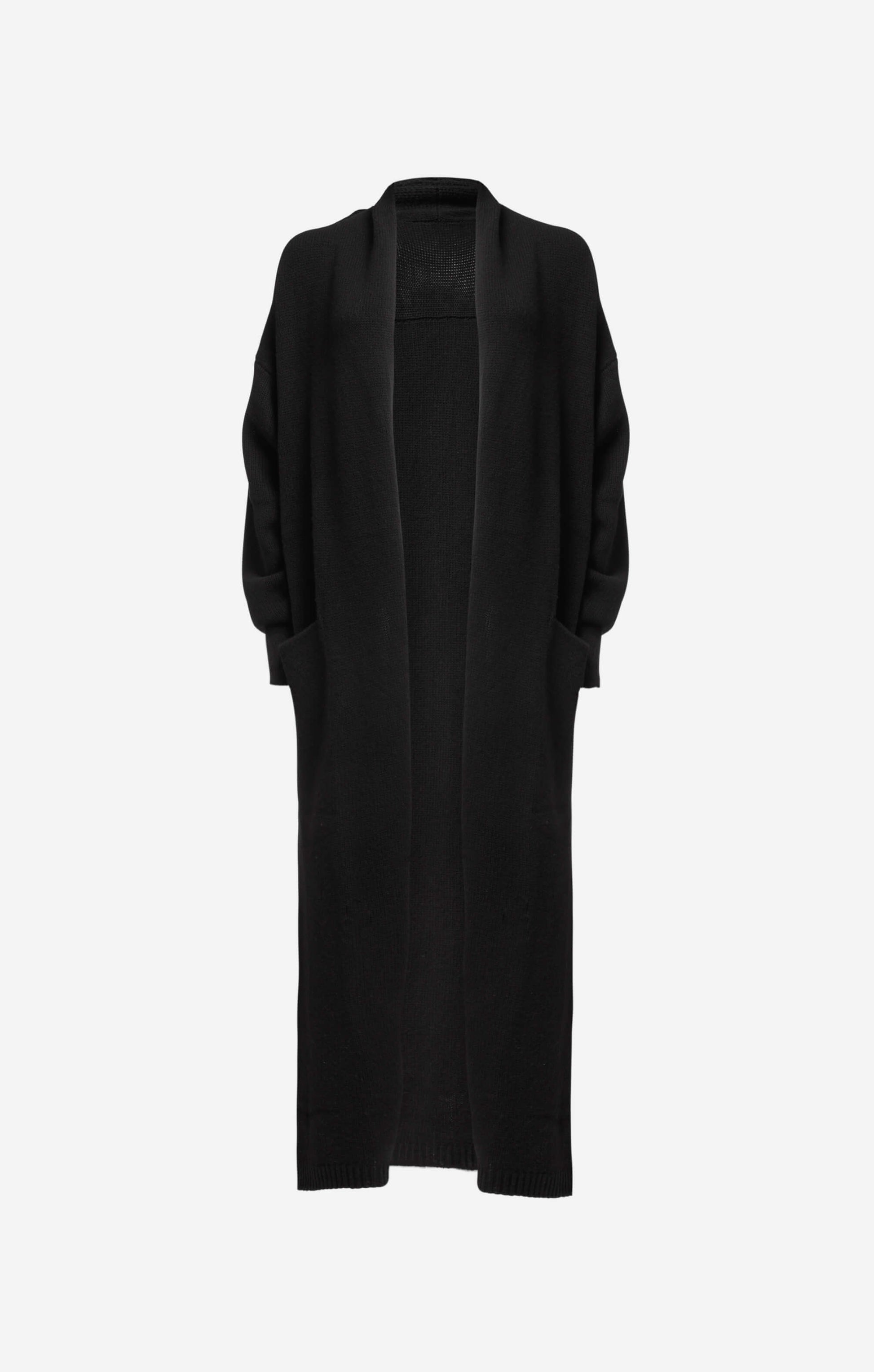 long black cardigan for dress Ribbed Knit & Split Hem Midi Set this cardigan complements any outfit effortlessly Jenni Kayne Women's Cashmere Cocoon