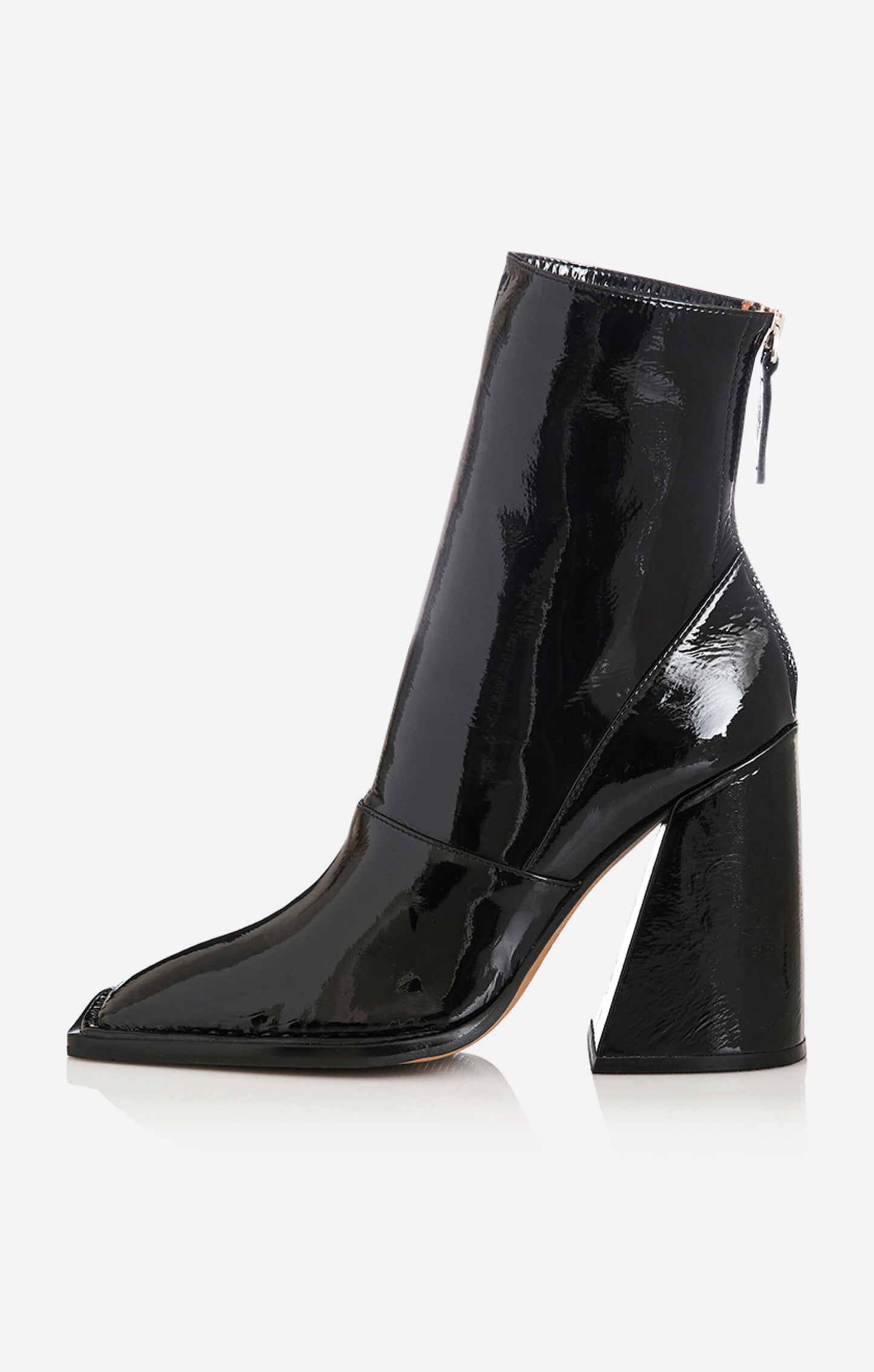 THE EDEN BOOT - BLACK PATENT