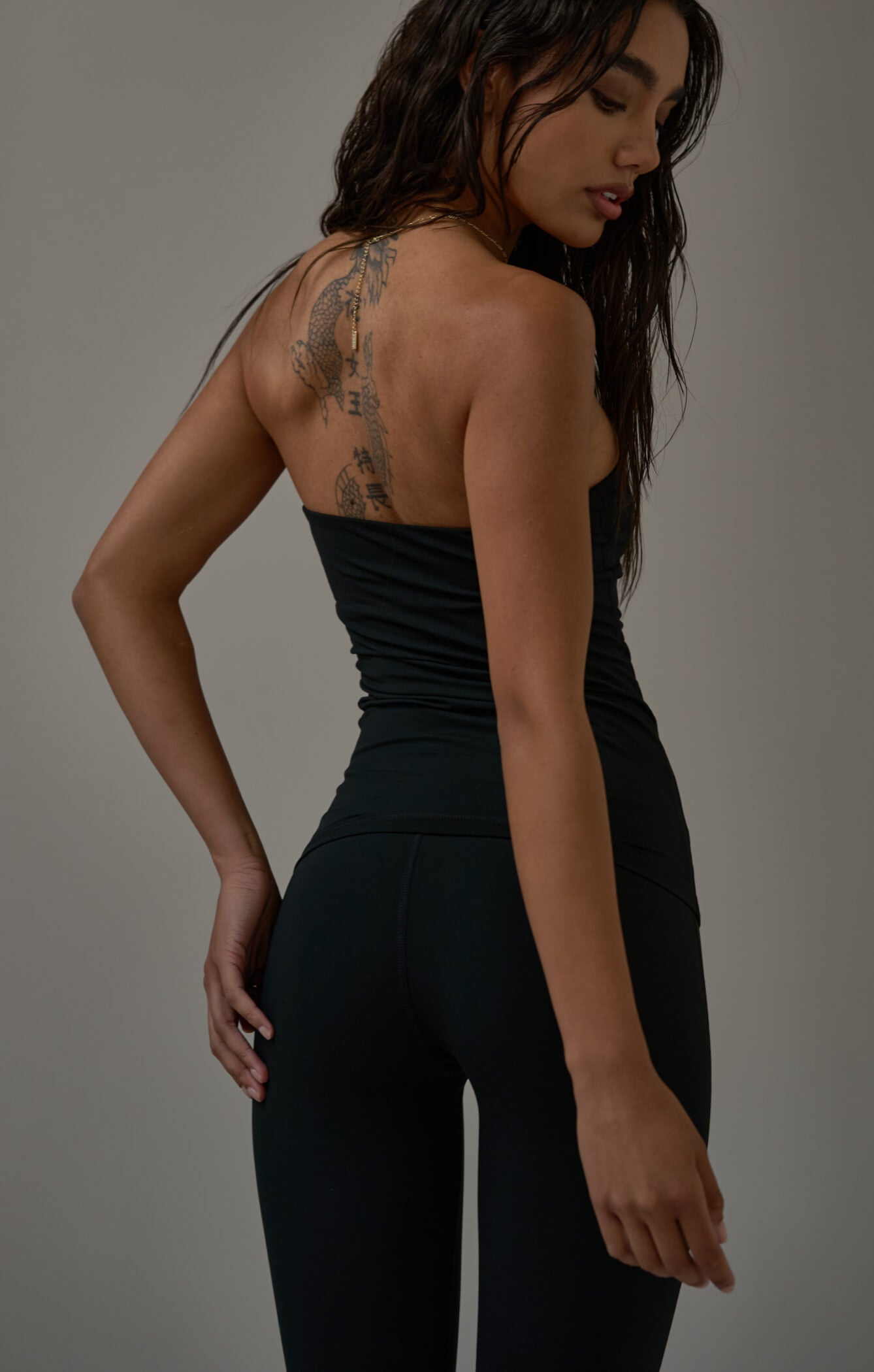 THE SCULPT™ TUBE TANK - BUTTER BLACK