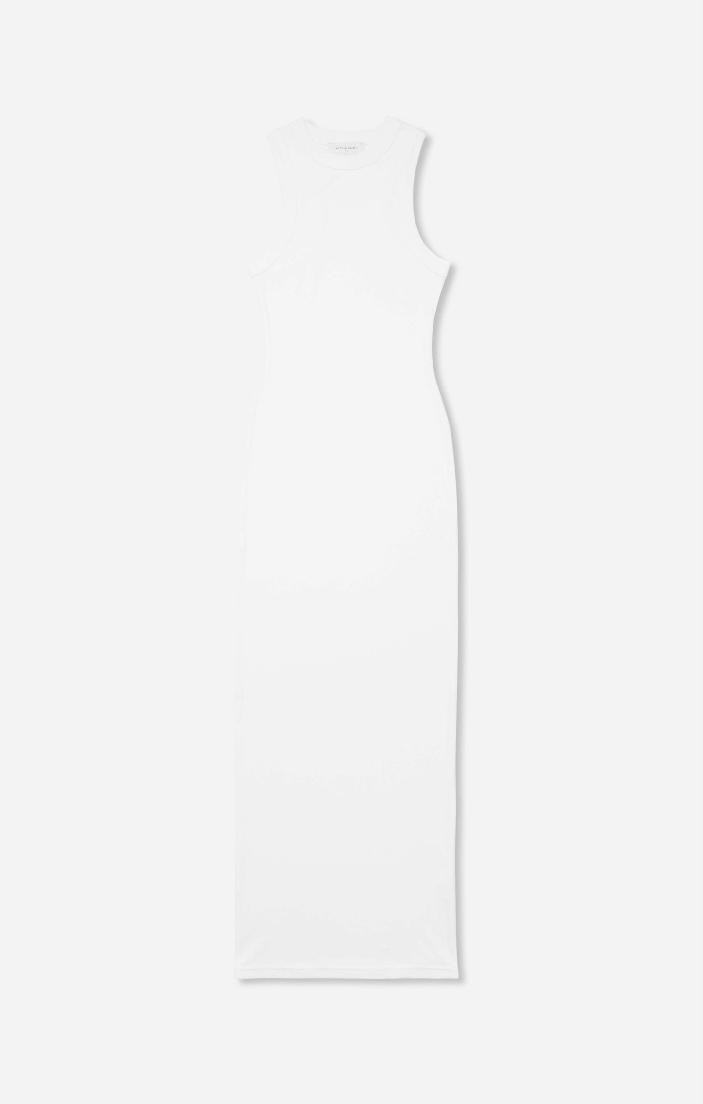 THE LUXE RIB HIGH NECK MIDI DRESS THE LUXE RIB HIGH NECK MIDI DRESS