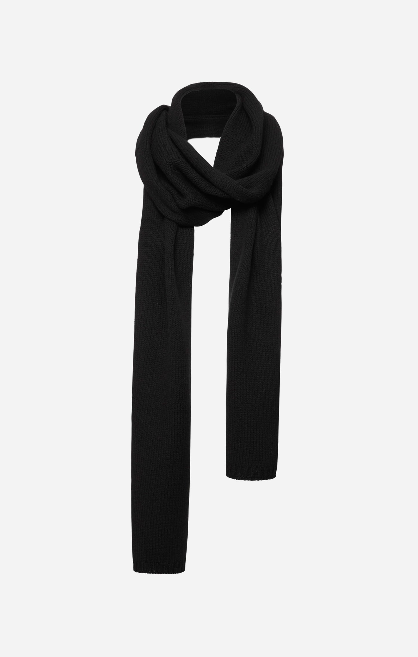 THE WRAP AROUND SCARF - BLACK