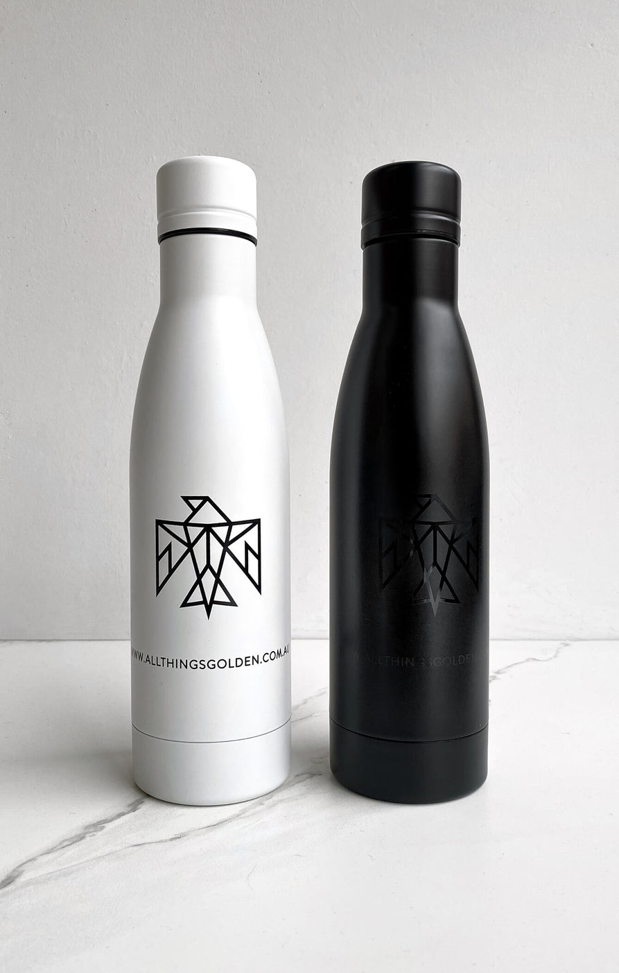 THE A.T.G STAINLESS STEEL BOTTLE - WHITE