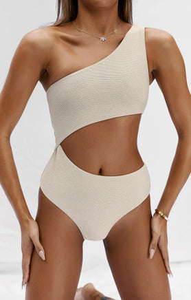 THE CUTOUT ONE PIECE - GOLD SAND