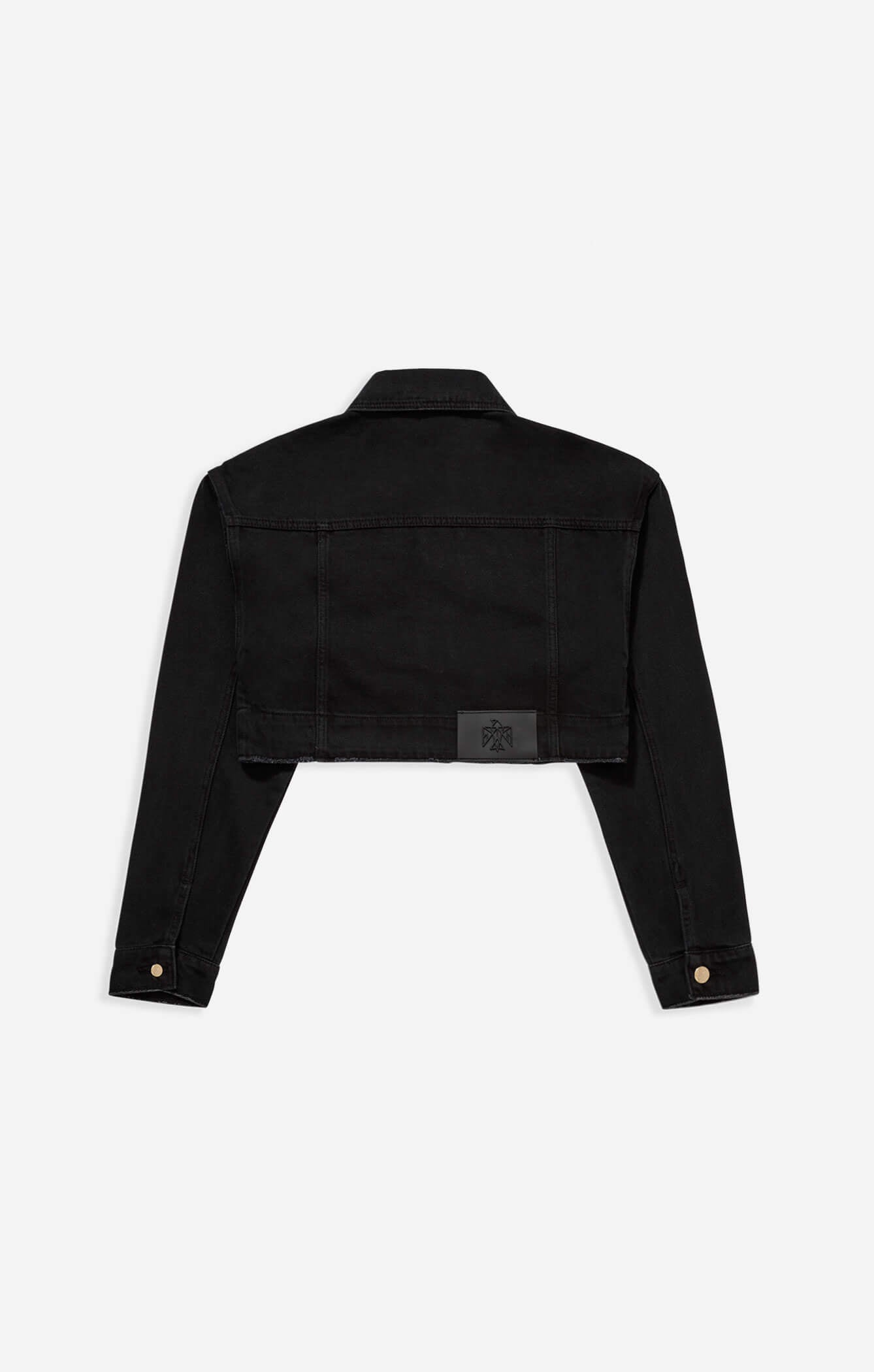 THE BOX CROP JACKET - WASHED BLACK