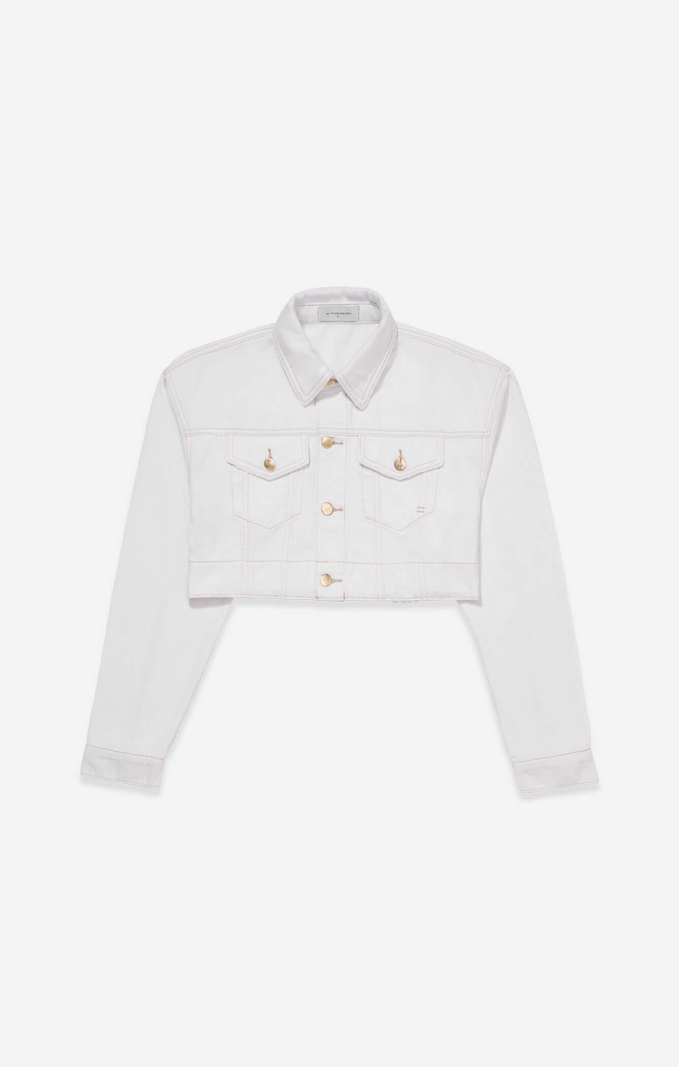 The Limited White Fitted store Crop Jacket