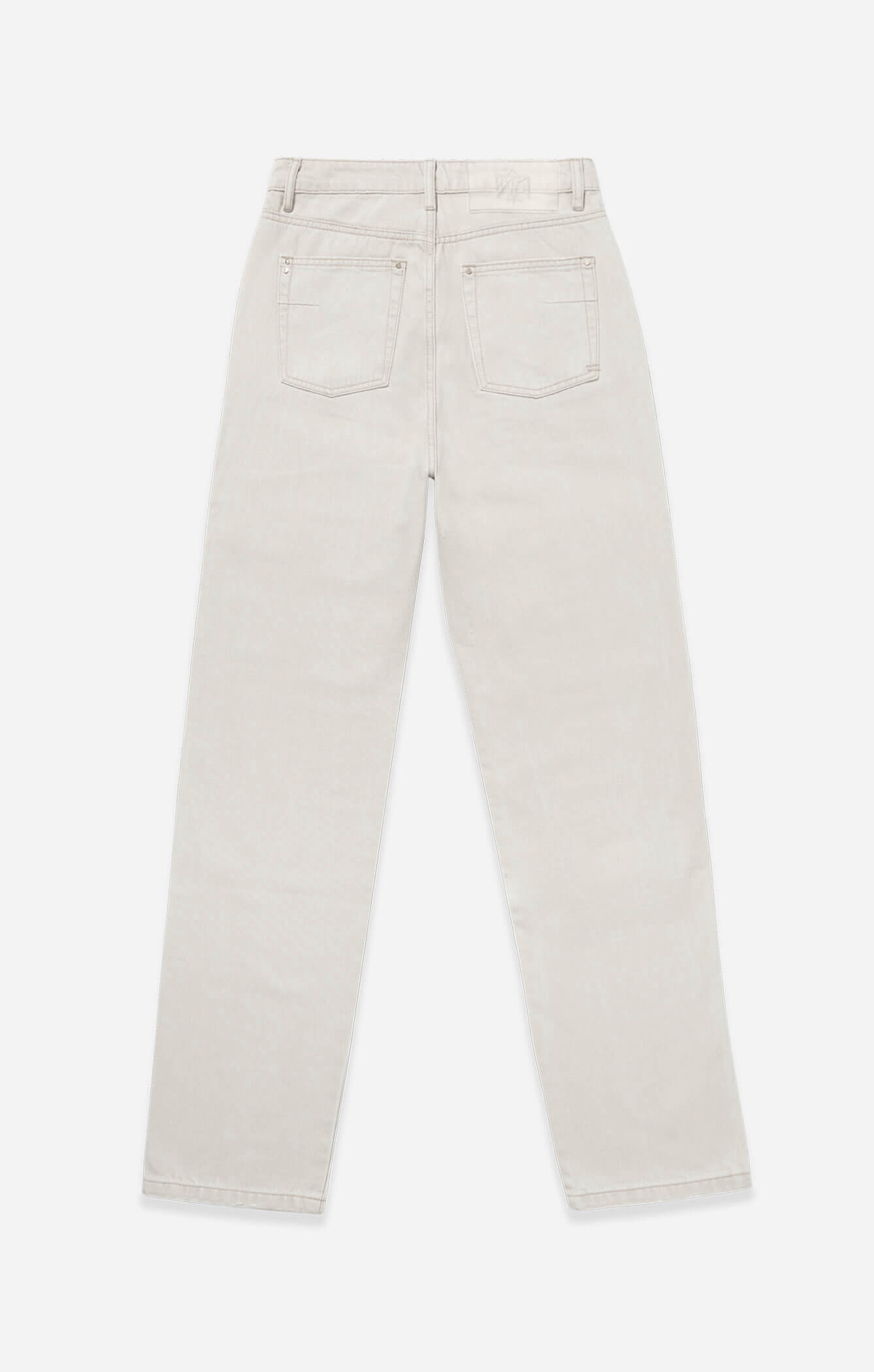 THE HIGH RISE DENIM STRAIGHT LEG JEAN - WASHED STONE