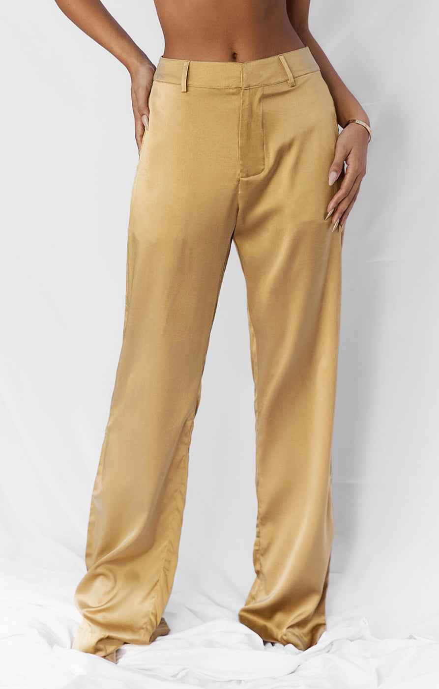 THE SILK CLASSIC PANT - GOLD