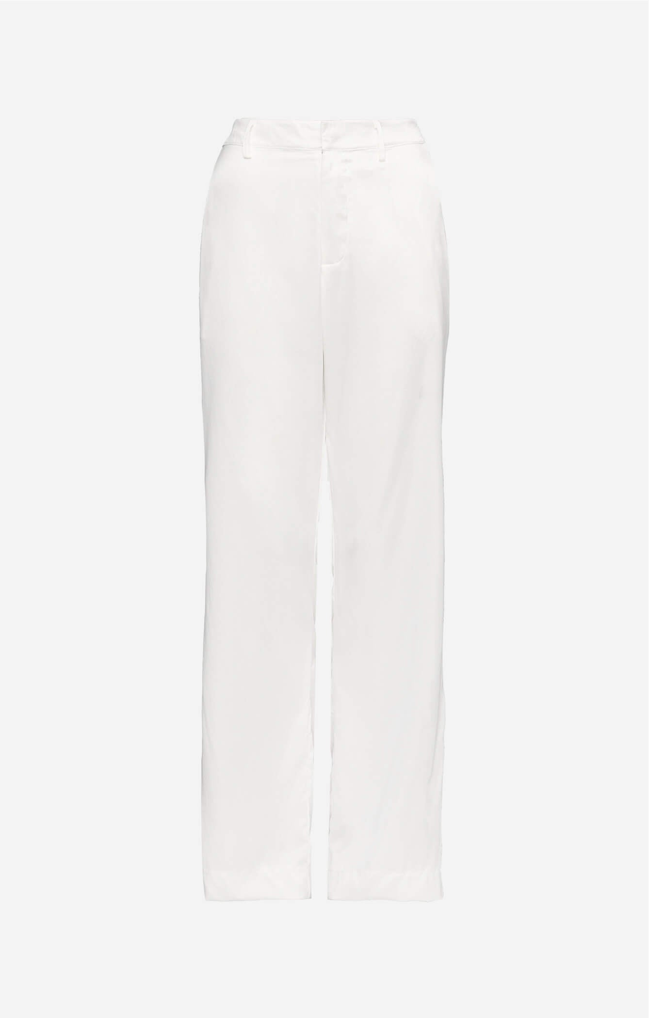 THE SILK CLASSIC PANT - WHITE