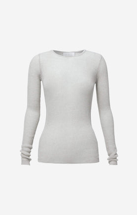 THE KNITTED LONG SLEEVE - STONE