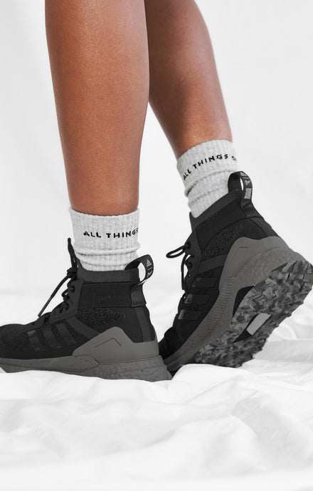 THE A.T.G CREW SOCK - GREY