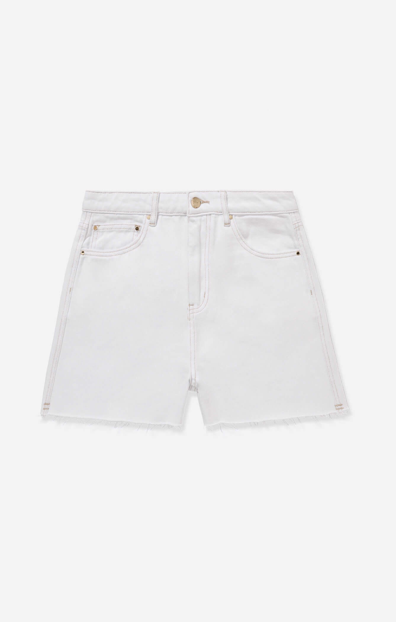 THE HIGH RISE CUT-OFF - CRISP WHITE