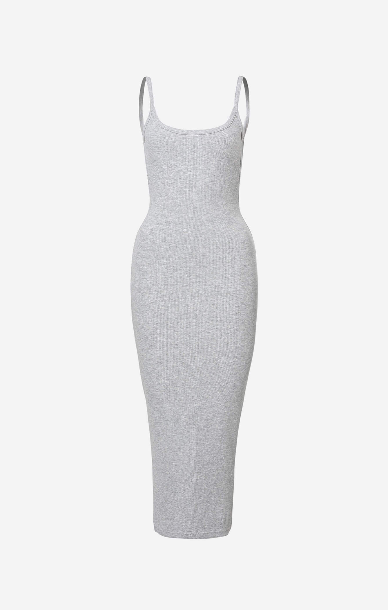 all in favor ribbed midi dress All in Favor Gathered Front Cutout Long Sleeve