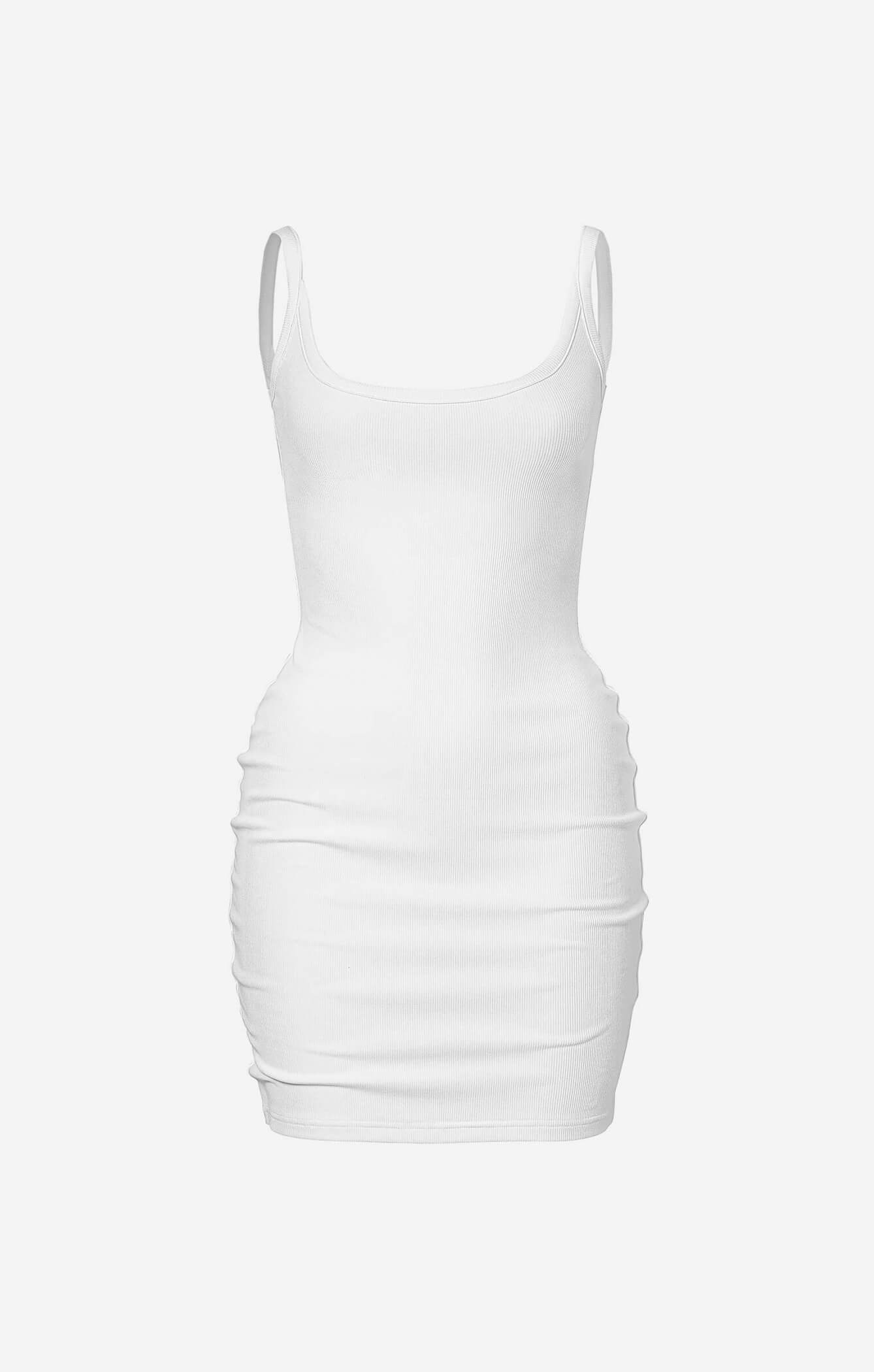 THE LUXE RIB LOW BACK MINI - WHITE