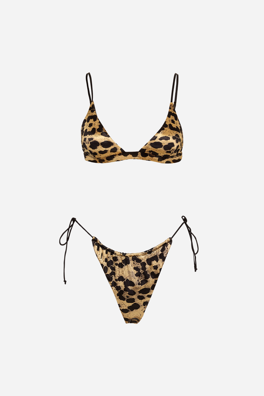 THE TRIANGLE TOP - LEOPARD – All Things Golden